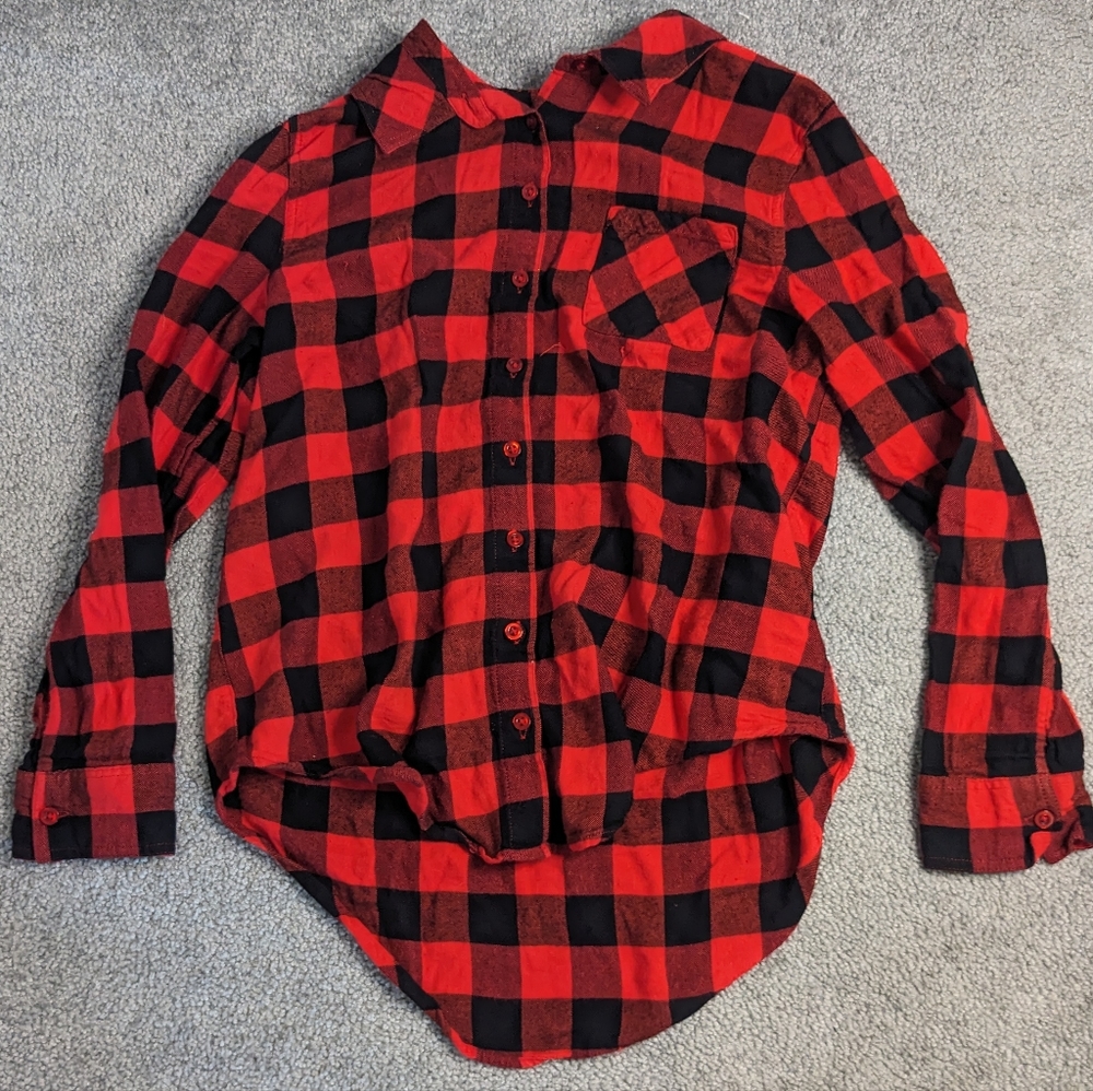 Flannel Pajama Shirt